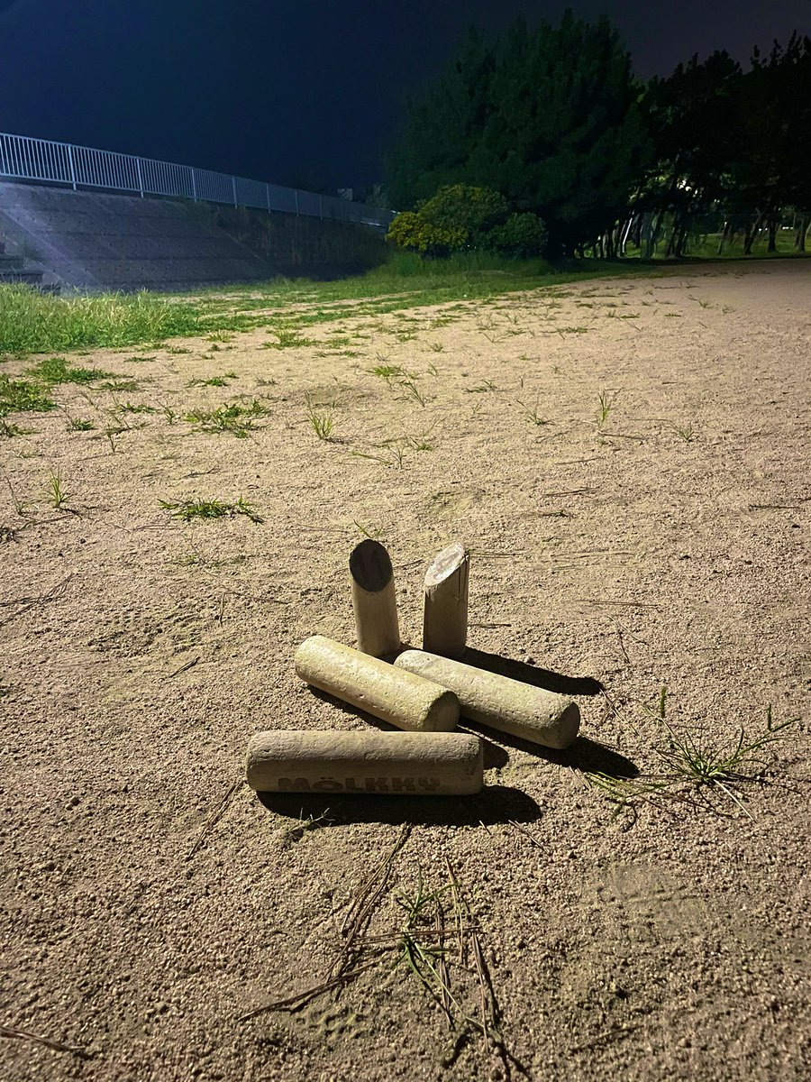 日中の芝練がボロボロ過ぎて土のありがたみを感じに来ました😭