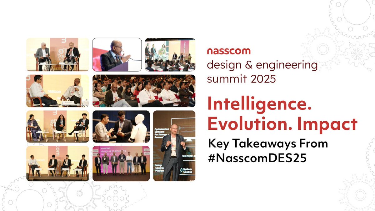 nasscom events (@nasscomevents) on Twitter photo The Nasscom Design & Engineering Summit 2025 showcased India’s pivotal role in shaping the future of technology, from AI-driven innovations to next-gen materials and secure systems in the age of digital transformation.
Read the blog for more insights on how these discussions are The Nasscom Design & Engineering Summit 2025 showcased India’s pivotal role in shaping the future of technology, from AI-driven innovations to next-gen materials and secure systems in the age of digital transformation.
Read the blog for more insights on how these discussions are