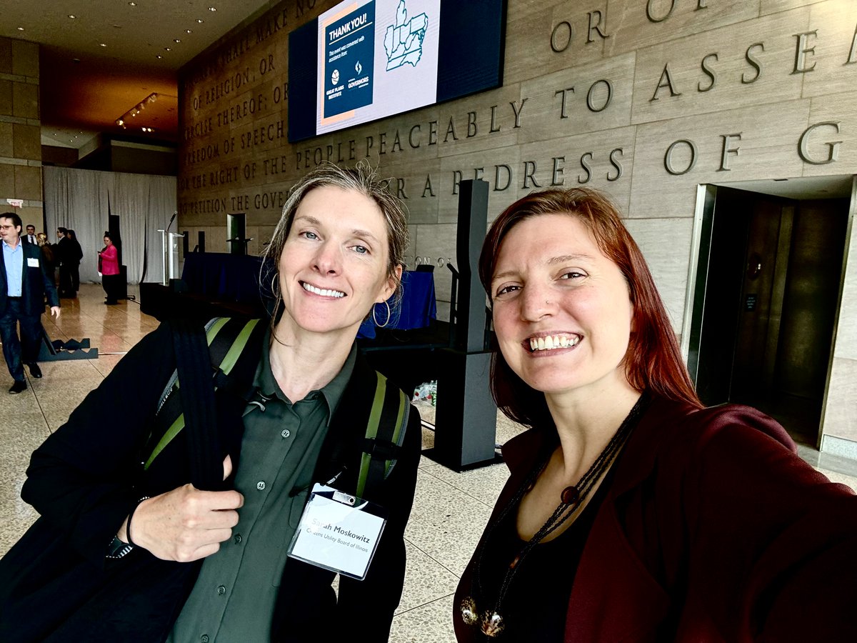 ForABetterGrid's tweet image. CUB&apos;s Sarah Moskowitz and Clara Summers were in Philly this week for the Governors&apos; Technical Conference on PJM. CUB is working for reforms at the power grid operator to better protect consumers from electricity price spikes. Read our WatchBlog article: buff.ly/Bi6xQv5