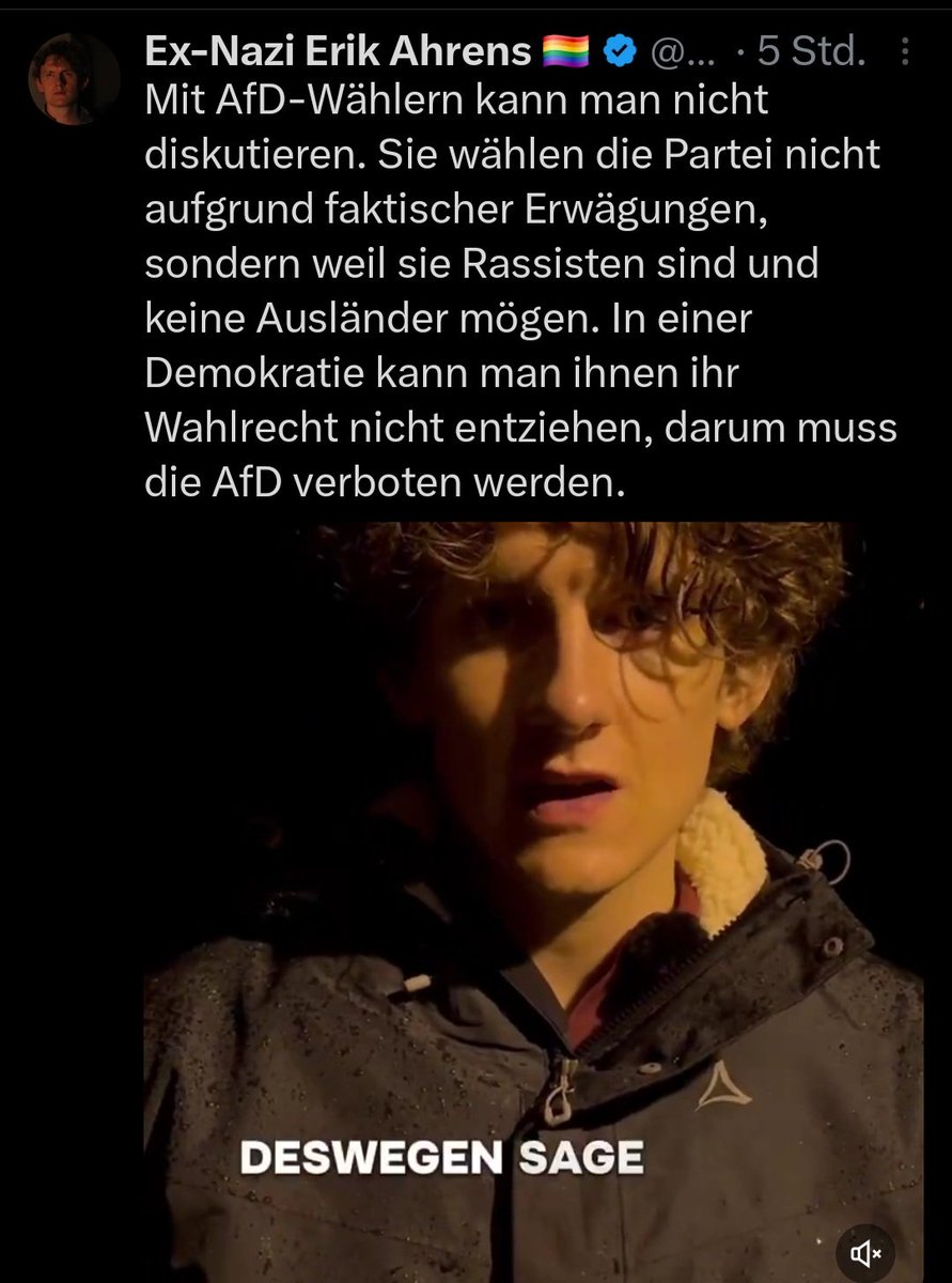 Ist Ex-Nazi ein Qualitätsmerkmal!
Jetzt ist er auf der anderen Seite extrem. Den Weg hätte er sich sparen können! Vielleicht ist auf dieser Seite die Kostendeckung besser? ... ;-)