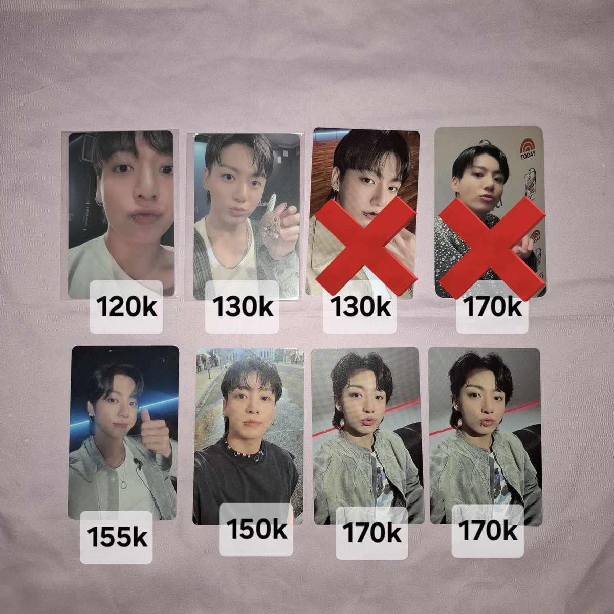 SugarCookies_in's tweet photo. Wts jungkook jk bts sw m2u pws wv

Take all dapat potongan harga

✅️ ready ina
✅️ free packing
✅️ bisa splitpay / full co shopee (exclude admin)
🏠 Malang, Jawa Timur https://t.co/YKN9vLm7px