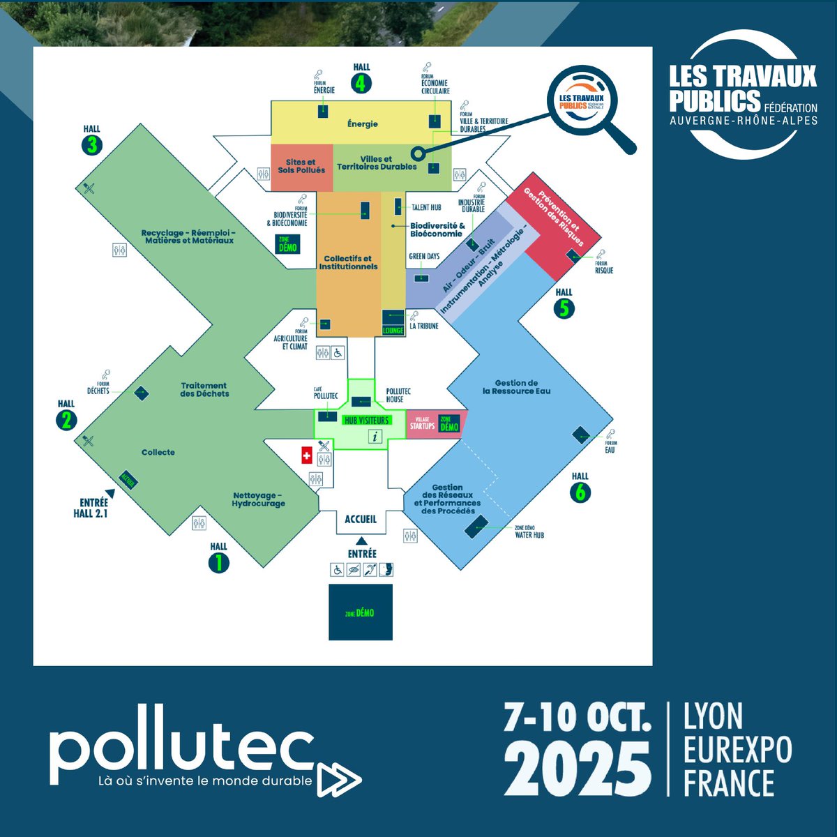 🌍✅ La <a href="/FRTP_AuRA/">FRTP Auvergne-Rhône-Alpes</a> vous donne rendez-vous au salon <a href="/Pollutec/">Pollutec 2025</a> !

À l’occasion de cette édition 2025, nous organisons un 𝐚𝐭𝐞𝐥𝐢𝐞𝐫 𝐩𝐚𝐫𝐭𝐢𝐜𝐢𝐩𝐚𝐭𝐢𝐟 qui a pour thématique : « 𝐑é𝐝𝐮𝐢𝐫𝐞 𝐥𝐞𝐬 𝐢𝐦𝐩𝐚𝐜𝐭𝐬 𝐬𝐮𝐫 𝐜𝐡𝐚𝐧𝐭𝐢𝐞𝐫 : 𝐜𝐨𝐦𝐦𝐞𝐧𝐭 𝐩𝐫𝐢𝐨𝐫𝐢𝐬𝐞𝐫