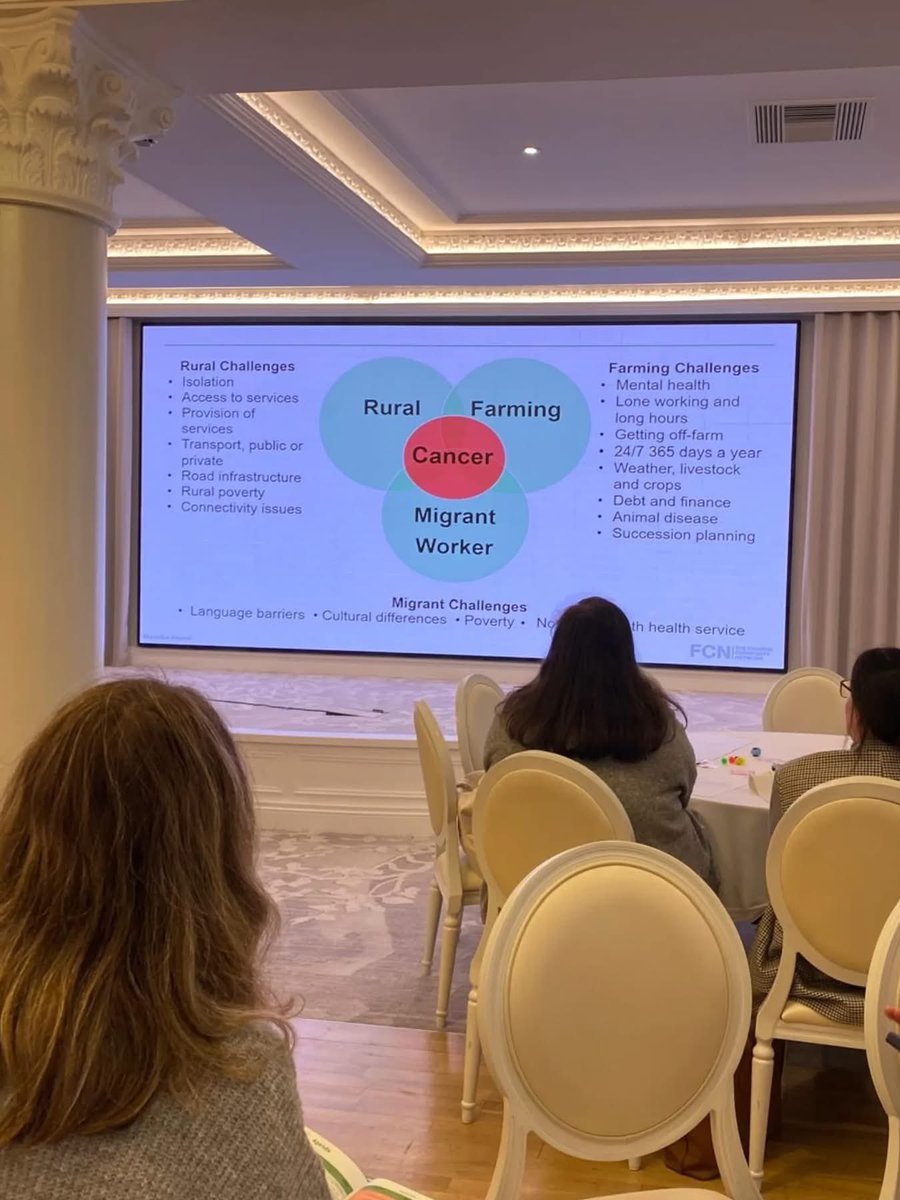 Sharon is at the <a href="/macmillancancer/">Macmillan Cancer Support</a> Conference in the Tullyglass Hotel today 📍