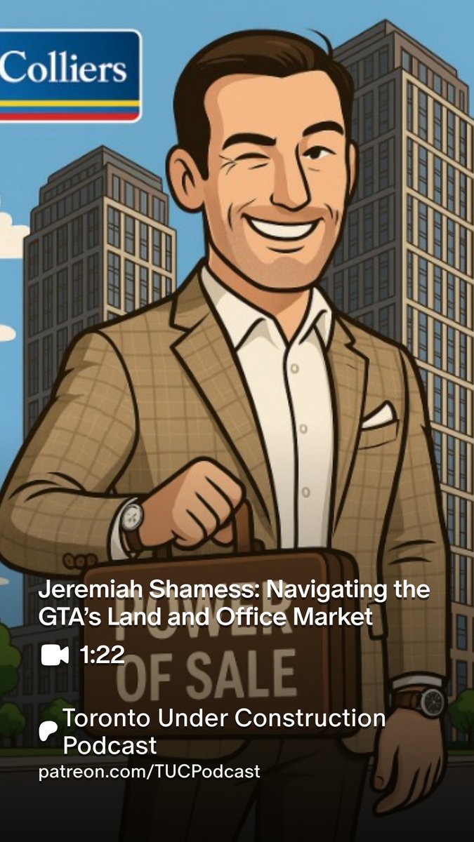 The GTA Land and Office Market - including listings and sales from Jeremiah Shamess 

patreon.com/posts/jeremiah…