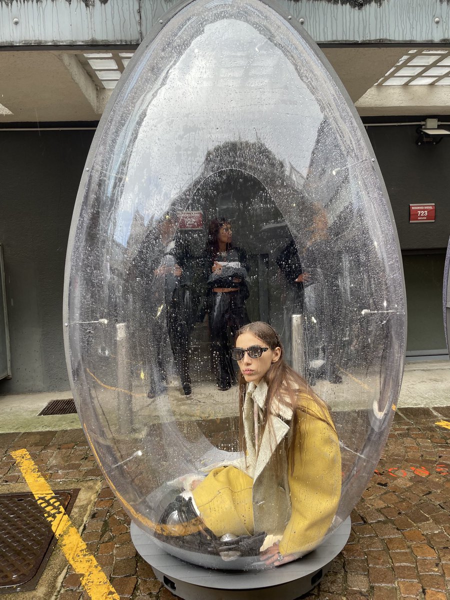 VVFriedman's tweet photo. Glenn Martens’ #Diesel show is going to be an enormous Easter Egg hunt through the streets of Milan and everyone can play, the first 5 people to find all the eggs win a custom-made show look. https://t.co/wb2bxzVVU7