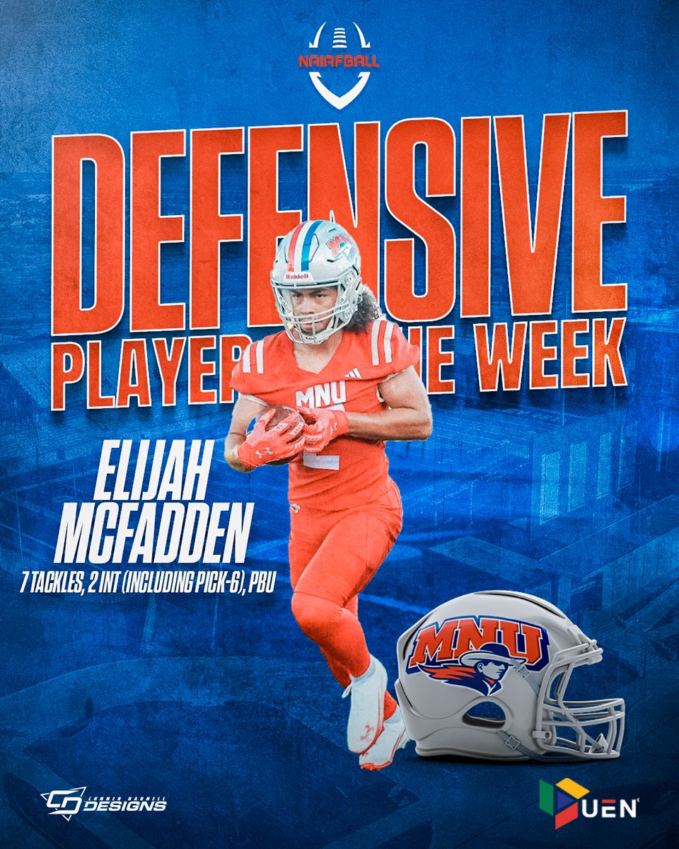 NAIAFBALL (@naiafball) on Twitter photo There were some top-tier individual performances last week, and best among them were <a href="/PSCFootball/">Peru State Football</a>'s CJ Dixon and <a href="/MNUFootball_/">MNUFootball</a>'s <a href="/elijahmcfadde15/">Elijah McFadden</a>! There were some top-tier individual performances last week, and best among them were <a href="/PSCFootball/">Peru State Football</a>'s CJ Dixon and <a href="/MNUFootball_/">MNUFootball</a>'s <a href="/elijahmcfadde15/">Elijah McFadden</a>!
