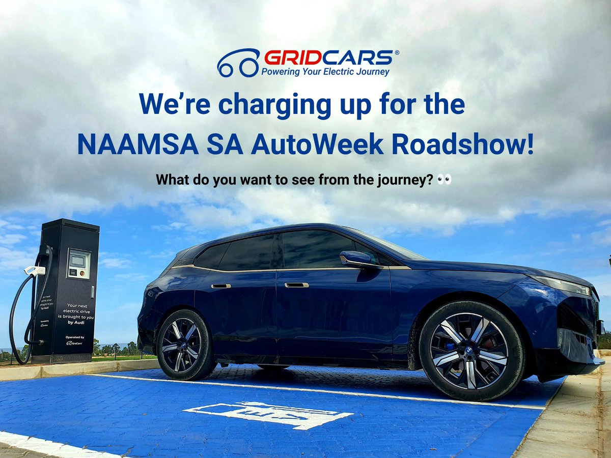GridCars's tweet image. The  @WeArenaamsa  SA AutoWeek Roadshow is rolling out this weekend! Real roadtrips, real charging, real EV stories.🚗⚡

What should we highlight on the journey? Scenic views, charging tips, or behind-the-scenes? 🔋

#GridCars #NAAMSA #AutoWeek #EV #Roadtrips