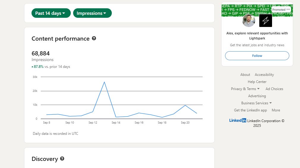 AlexGroberman_'s tweet image. I created my LinkedIn 41 weeks ago.
I’ve since added $75,000 to my agency pipeline, generated five figures this month for SEO Stuff, built 7,400+ connections, logged 1.8 million impressions & reached 542,707 members.
Here’s the full system that works right now.
If you want my…