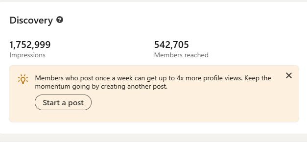 AlexGroberman_'s tweet image. I created my LinkedIn 41 weeks ago.
I’ve since added $75,000 to my agency pipeline, generated five figures this month for SEO Stuff, built 7,400+ connections, logged 1.8 million impressions & reached 542,707 members.
Here’s the full system that works right now.
If you want my…