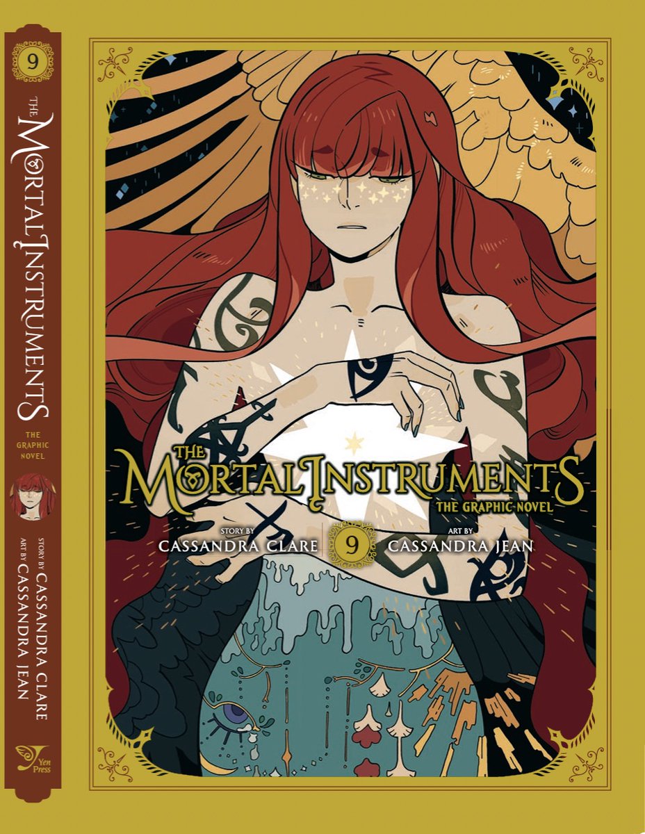 Check out the beautiful cover for the ninth TMI graphic novel. By Cassandra Jean! #Shadowhunters