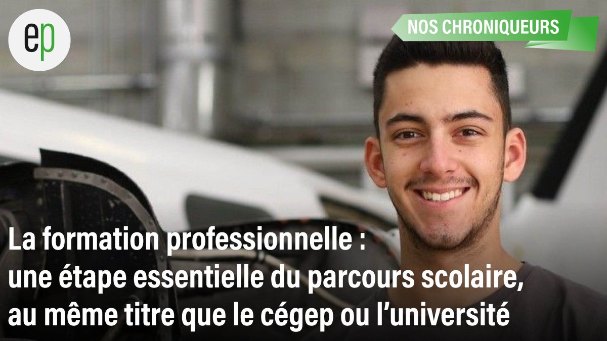 🎓 La formation professionnelle, c’est bien plus qu’une alternative : c’est une voie solide vers l’emploi, au même titre que le cégep ou l’université. Pratique, rapide et en demande, elle ouvre des portes réelles vers l’avenir.

estrieplus.com/contenu-la_for…