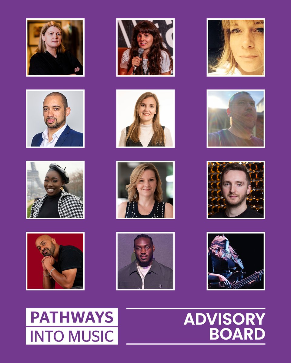 Earlier this year we put together a Pathways Into Music advisory board made up of twelve brilliant people who have been providing insights and ideas to inform our various programmes that are connecting music industry and music education. Meet them here: bit.ly/4gMkA2T