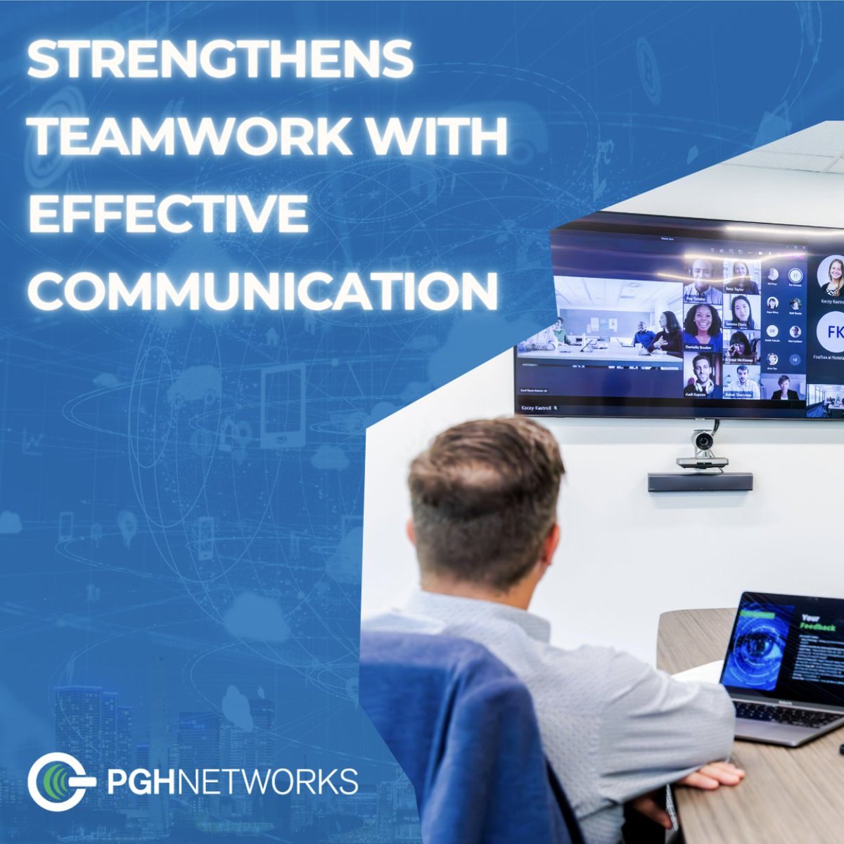 PGHNetworks's tweet image. Clear communication leads to better teamwork. PGH Networks helps you simplify workflows and keep everyone on the same page. #TeamworkTools #StreamlinedTech #PGHNetworks