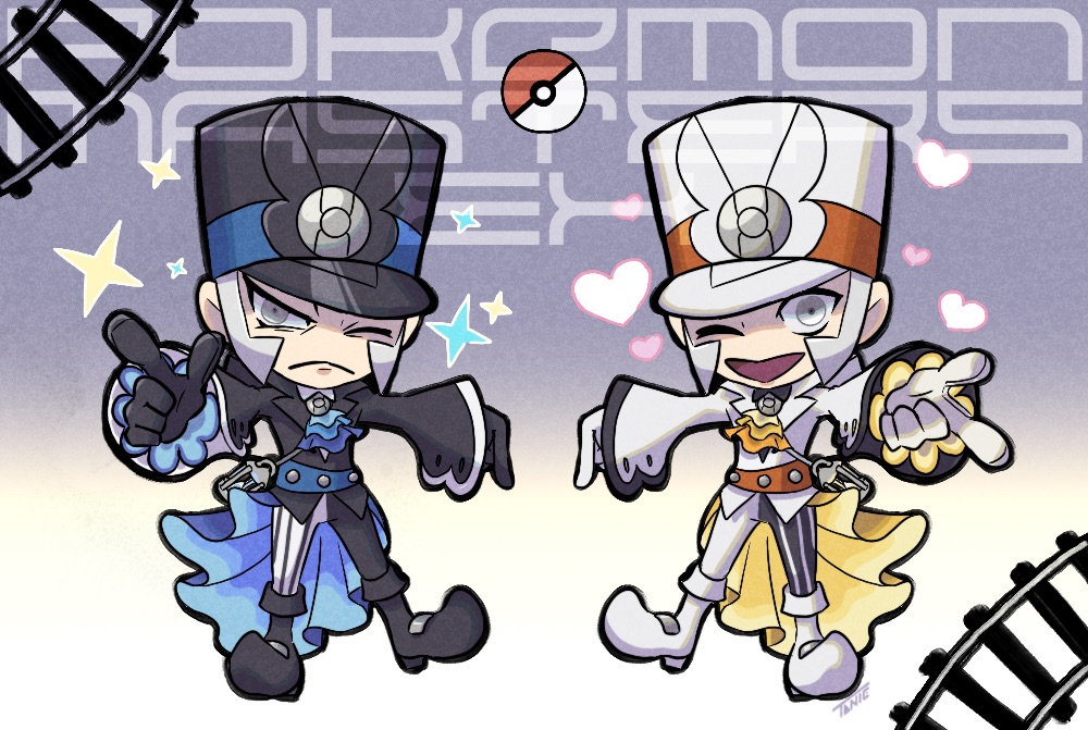 たまにはこっちにも。去年のハロウィンに実装されてたサブウェイマスターのマジコスを描きました。
#pkmn #sbms
ノボリは頑張って弟と同じウィンクをしている