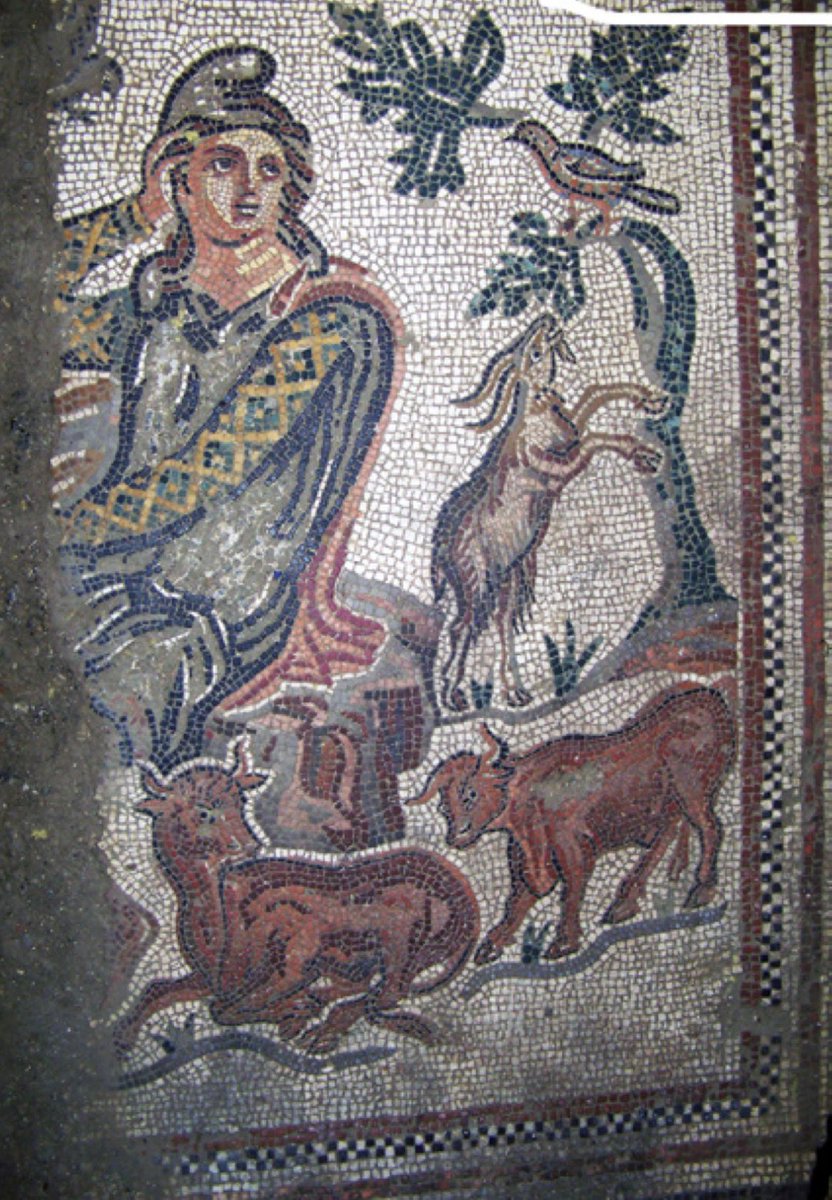 Mosaic depicting Orpheus found in Durrës

c. 100-300 AD