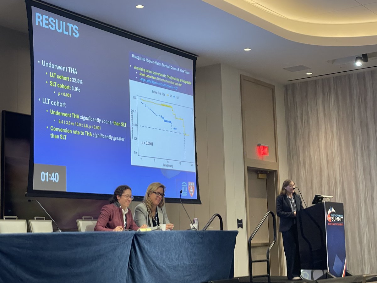 Congratulations to our fantastic research assistant Rachel for presenting our group's research at #OSET2025 in Las Vegas, NV! #orthotwitter