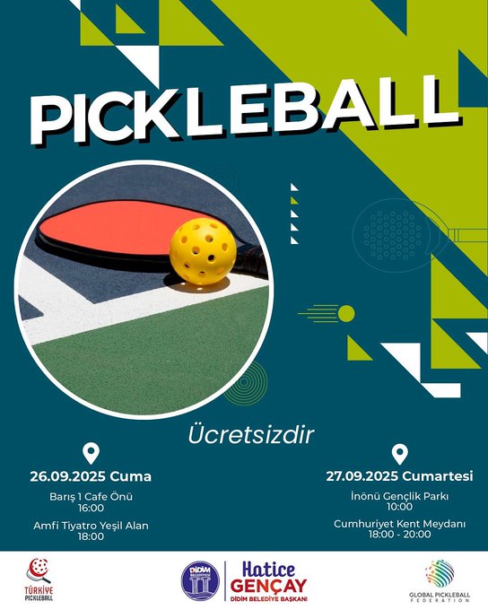 Didim’de Pickleball Etkinlikleri Başlıyor!