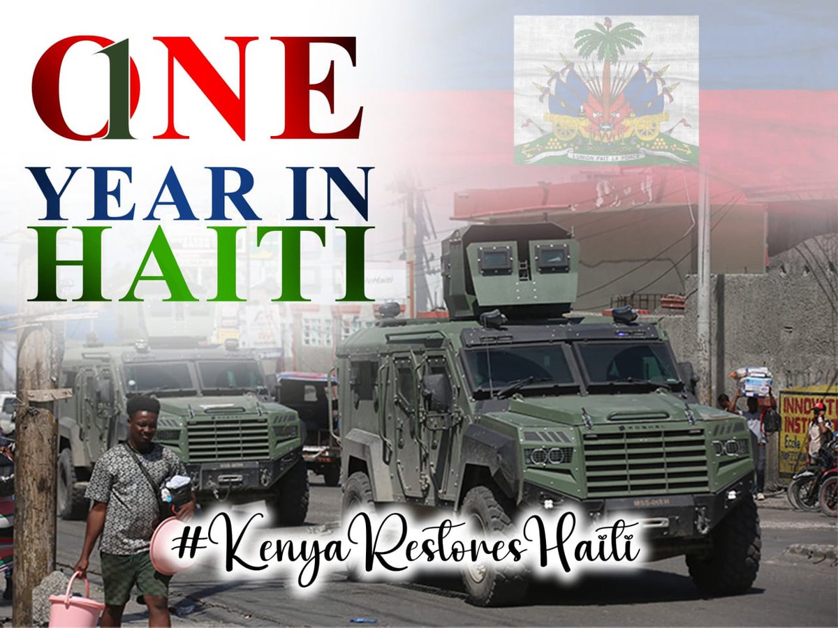 VictorMuta54071's tweet image. Kenya’s leadership is redefining global peacekeeping. In Haiti, Africa’s hand is strong, steady, and compassionate.
#KenyaRestoresHaiti 
 Kenya For Haiti