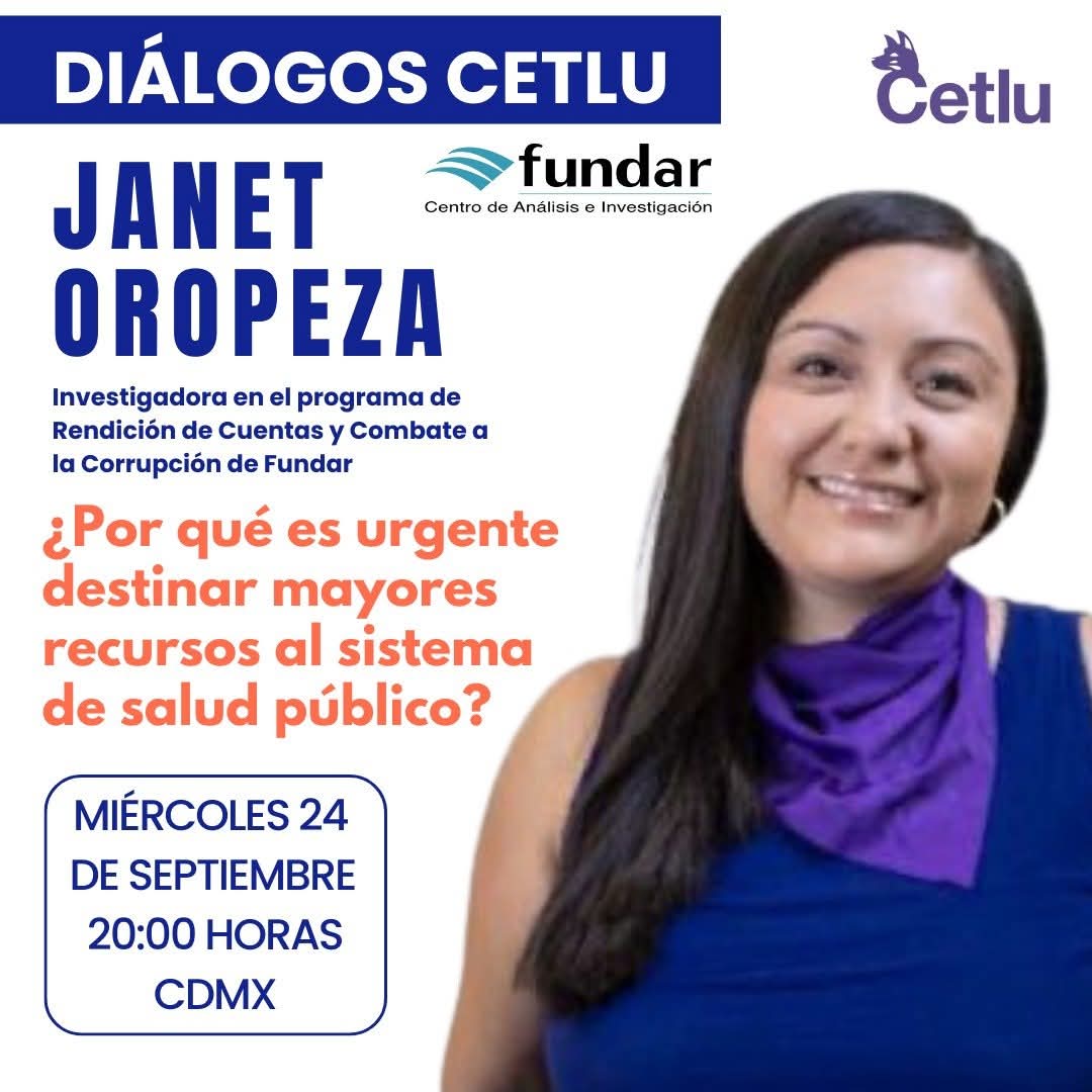 💜 #Diálogos <a href="/CetluLupusMex/">Cetlu México</a>
En México, millones con lupus y otras autoinmunes enfrentan un sistema de salud debilitado.

📢 MAÑANA hablamos con Janet Oropeza <a href="/FundarMexico/">Fundar</a>
👉 ¿Por qué urge destinar más recursos al sistema público de salud?

🗓️ Mié 24/09 | ⏰ 20:00 CDMX
🔗 Súmate