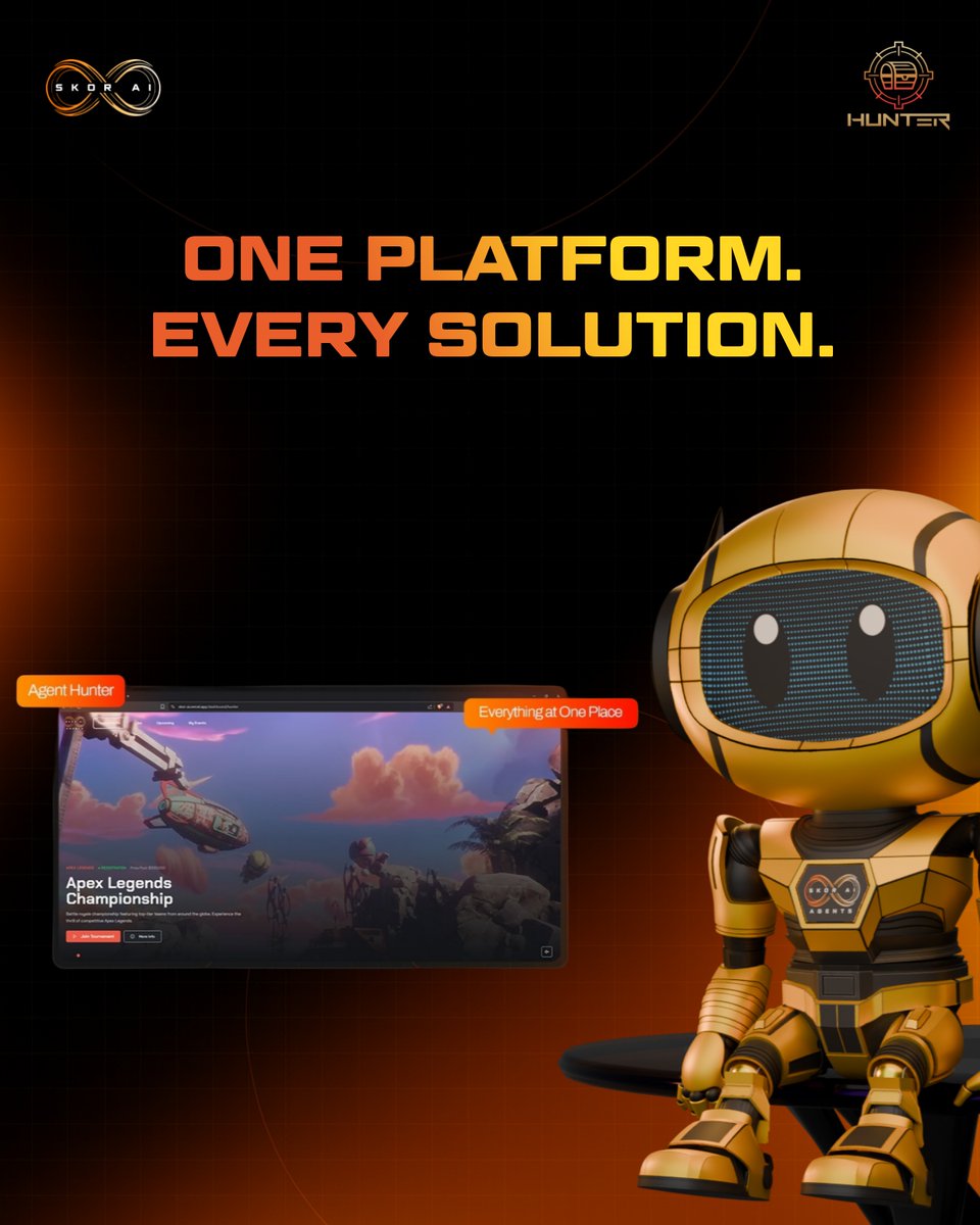 theskorai's tweet photo. While others are still searching, you’ll already be competing.
While others are still registering, you’ll already be strategizing.
While others are still catching up, you’ll already be winning.

Agent Hunter doesn’t just level the playing field, it tilts it in your favor. https://t.co/7gMnKBIRP8