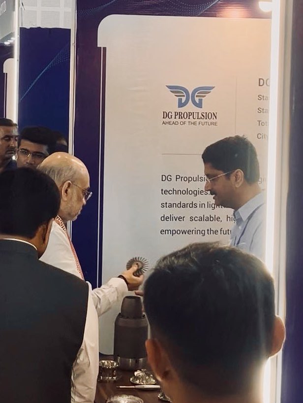 PattyInnovate's tweet photo. A powerful moment, the made-in-India turbine wheel in the hands of Hon’ble Minister of Home Affairs, Shri Amit Shah Ji. 🇮🇳

He was keenly interested in the work and happy to know that we are designing and building these jet engine components here in India.

This is more than just hardware — it’s a symbol of India’s capability, ambition, and commitment to self-reliance in aerospace.

#MadeInIndia #DGPropulsion #JetEngines #AtmanirbharBharat