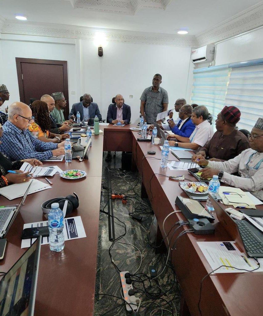 AFRO polio coordinator, Dr Gedi Mohammed, and Dr Ndoutabe Modjirom during an engagement meeting with the Nigeria polio team.<a href="/WHONigeria/">WHO Nigeria</a> <a href="/WHOAFRO/">WHO African Region</a> <a href="/hdata_consult/">kofi boateng</a>