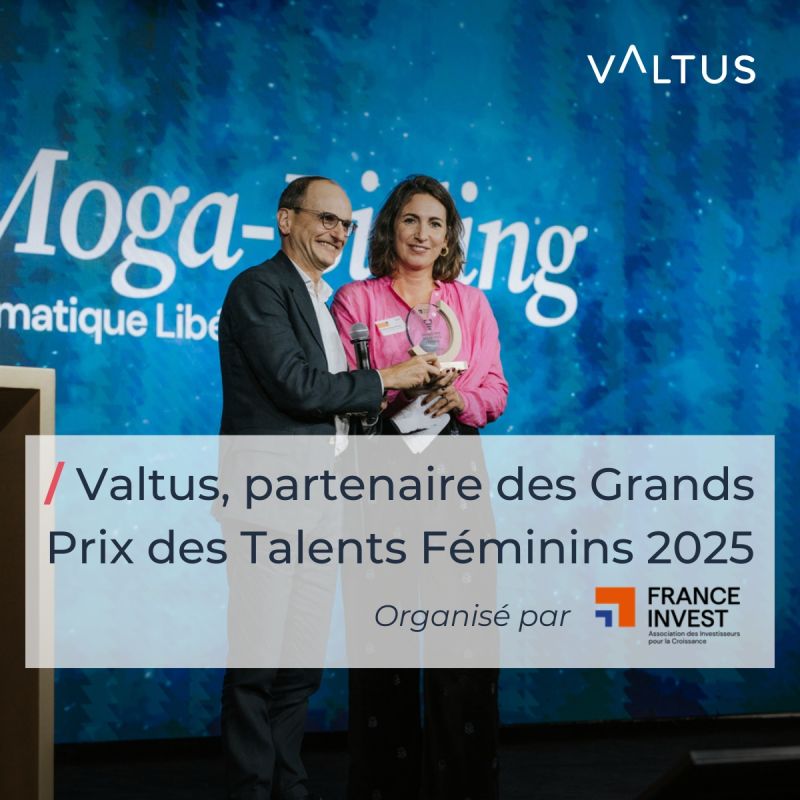 / 𝐏𝐀𝐑𝐓𝐄𝐍𝐀𝐑𝐈𝐀𝐓 𝐕𝐀𝐋𝐓𝐔𝐒 ♀️ Nous sommes fiers de renouveler notre partenariat des Grands Prix des Talents Féminins 2025 organisés par <a href="/FranceInvestEU/">France Invest</a> ! RDV le 14 octobre à Paris.

👉🏽Info &amp; inscription : lnkd.in/eydjGjPm