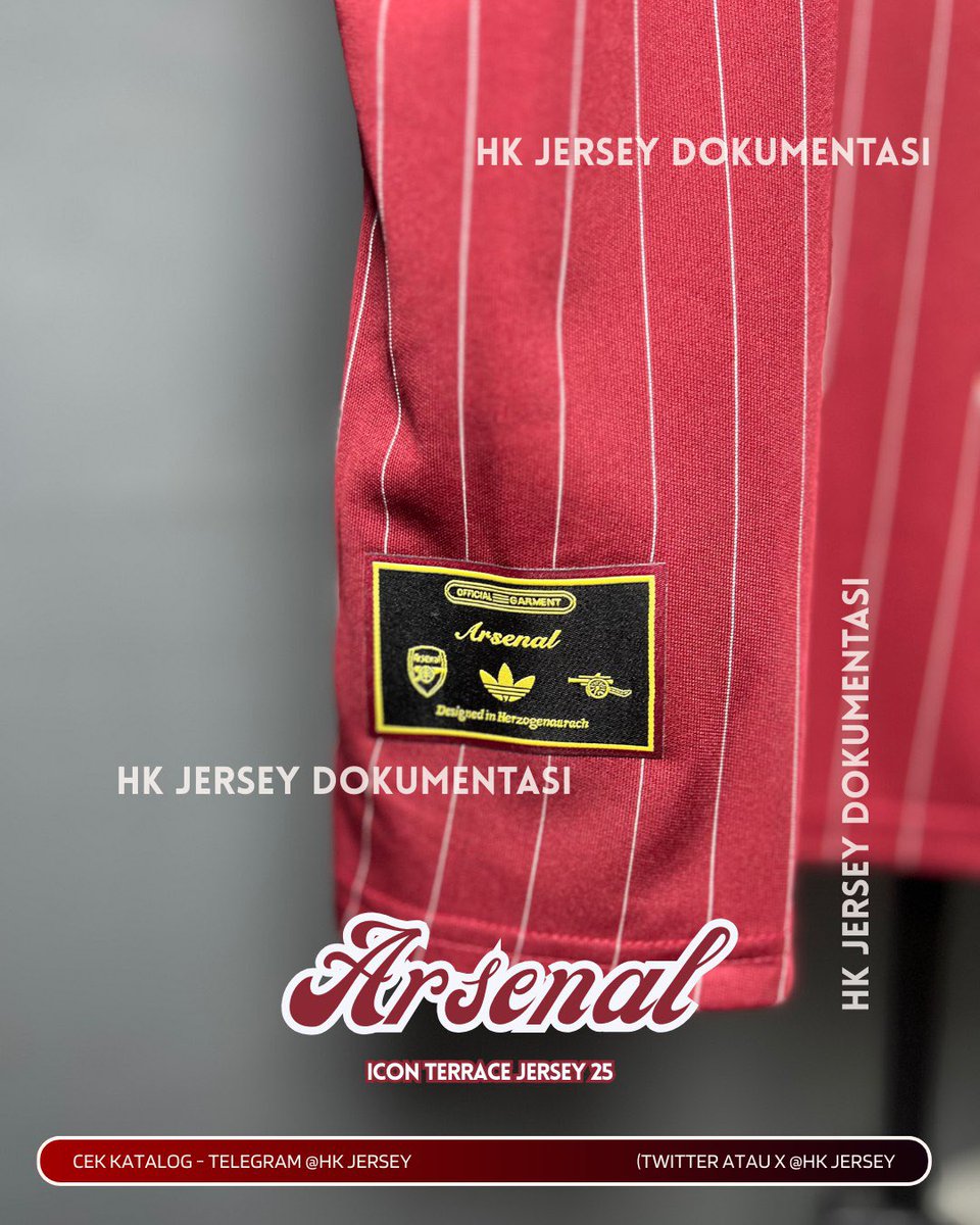 HkJersey36417's tweet photo. GAK KECE? YA MUSTAHIL 🤤😎

ARSENAL ICON TERRACE SUDAH BISA DIPESAN

HK MEMBER? FREE = LANYARD KECE + ONGKIR + STICKER

✅CO VIA FORM : https://t.co/Fldrnn6msc

🍊CO VIA OYEN : https://t.co/WKCLPKcuxp

konsul admin : https://t.co/FEohwJ5tAW https://t.co/hsYLUHN9qx