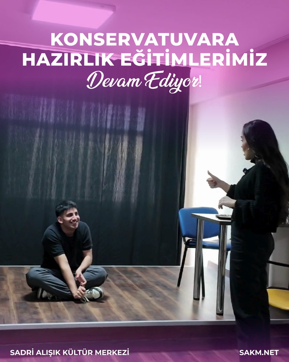 İstanbul Sadri Alışık Akademi başvurusu için 0212 249 03 73, Ankara için 0312 230 20 35 ve Kıbrıs için 0533 839 72 56 numaralı telefonlarımızdan detaylı bilgi alabilir ya da web sitemizden kayıt için başvuru yapabilirsiniz.

#sakm #sadrialışıkkültürmerkezi #oyunculukkursu