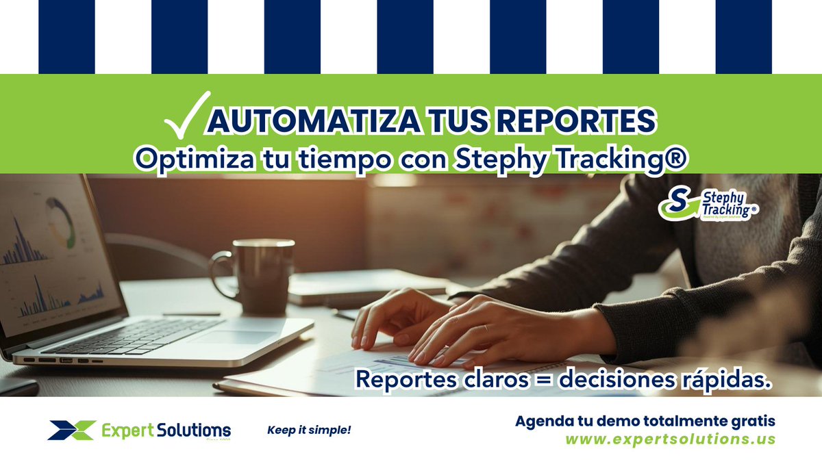 StephyTracking's tweet image. Automatiza tus reportes 📊

Con Expert Solutions: informes automáticos y en tiempo real para tomar decisiones al instante.

✅ Ahorra horas de trabajo
✅ KPIs claros y accionables

🚀 ¿Listo para optimizar? Pide tu demo: expertsolutions.us

👉 Agenda tu demo en…