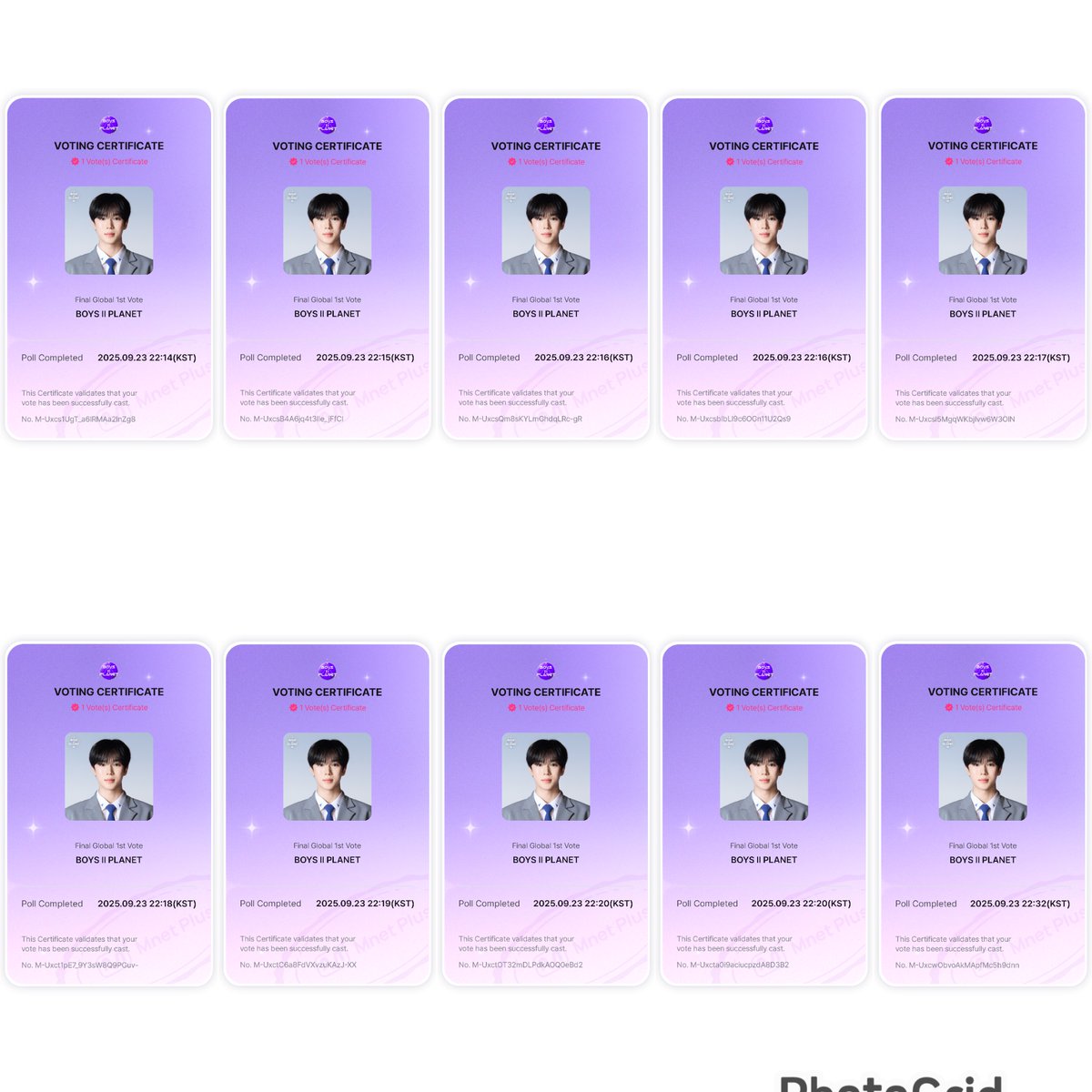 Rt deals completed🎉

Congratulations! This is the proof vote :
10 🎟 for #KIMJUNSEO

Thank you for your participation🤍

wts Final Boys Planet
15 🎟 = $1 | IDR 15000

📩 For reservations/purchase 

#podoGAdeals