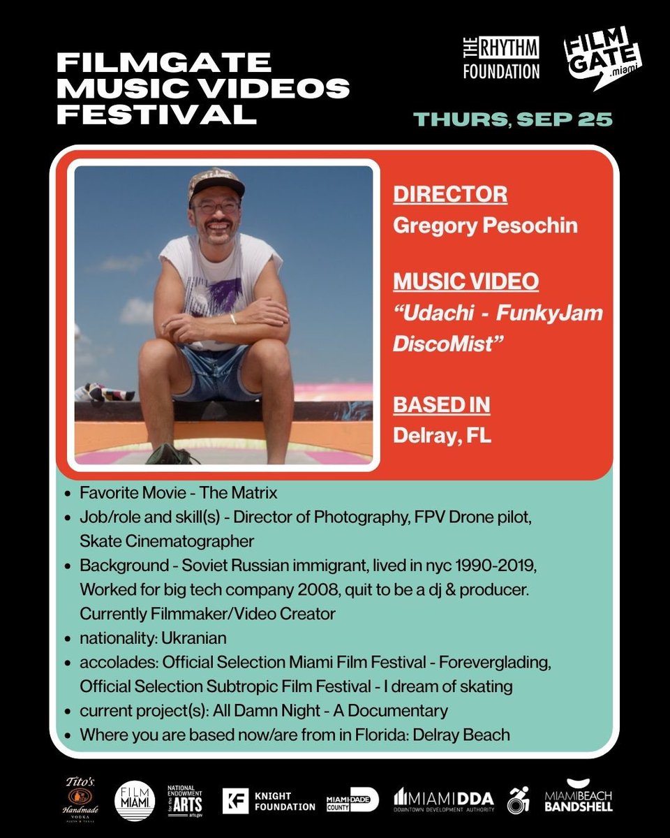 udachi's tweet image. I got a music video playing at a music video film fest at Miami Beach Bandshell this Thursday😭😭😭
