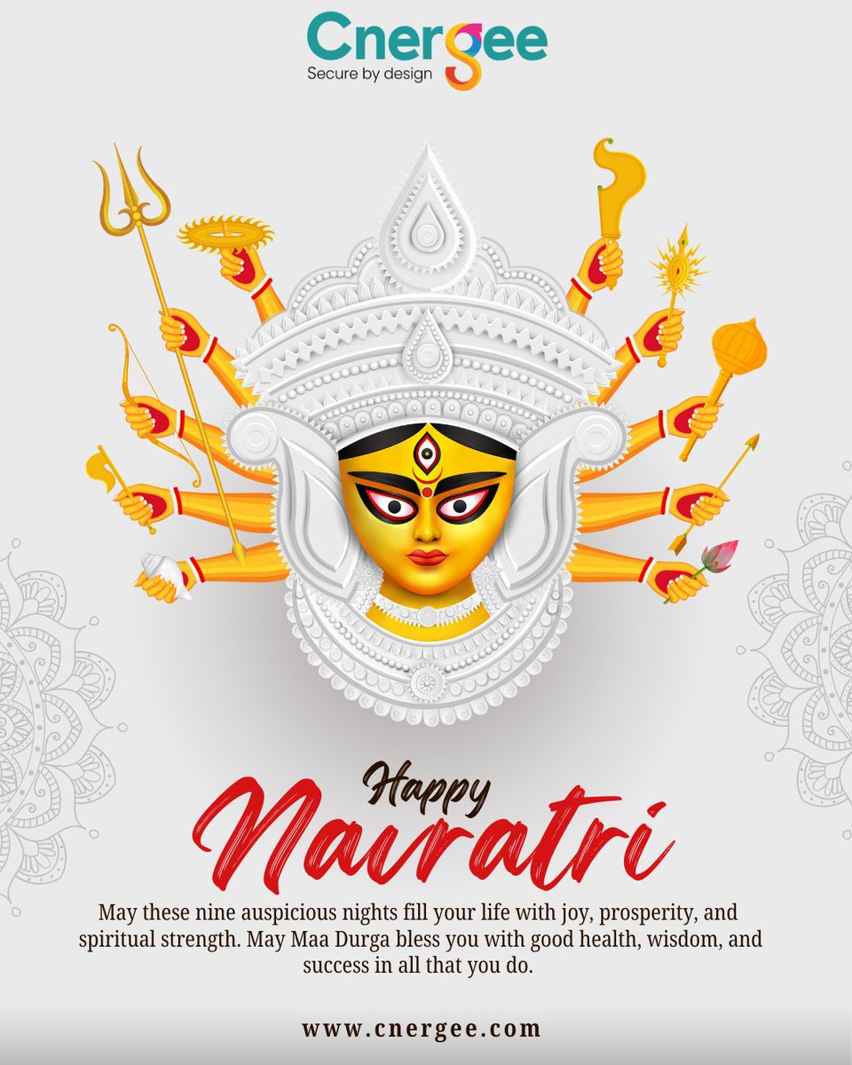 CnergeeTech's tweet image. “Wishing you a Navratri filled with devotion, happiness, and new beginnings. 

 #CnergeeCelebrates #Navratri