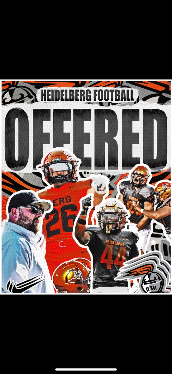 JerichoF2026's tweet photo. After a great conversation with @Coach_Donaldson I’m excited to receive my first official offer to the University of Heidelberg.

@zacariusmurray 
@TalawandaFB 
@goodie_tha_wiz 
@HeirloomFraming https://t.co/tG3dy5Gknf