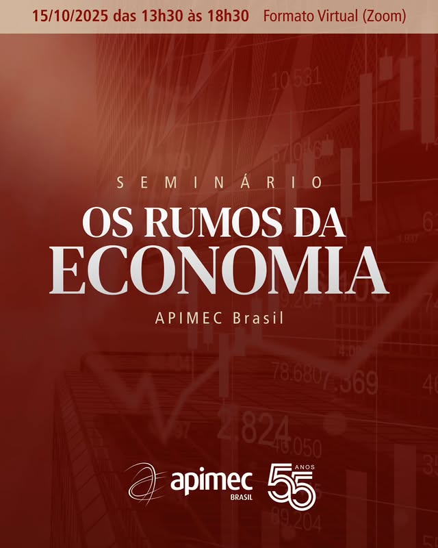 Um mergulho profundo nos desafios e oportunidades da economia internacional e brasileira.

📅 DATA: 15/10/2025
🕜 HORÁRIO: 13h30 às 18h30
📍 LOCAL: Formato virtual (Zoom)
<a href="/ApimecBrasil/">APIMEC Brasil</a>

MAIS INFORMAÇÕES AQUI
👇👇👇
api.mziq.com/mzfilemanager/…