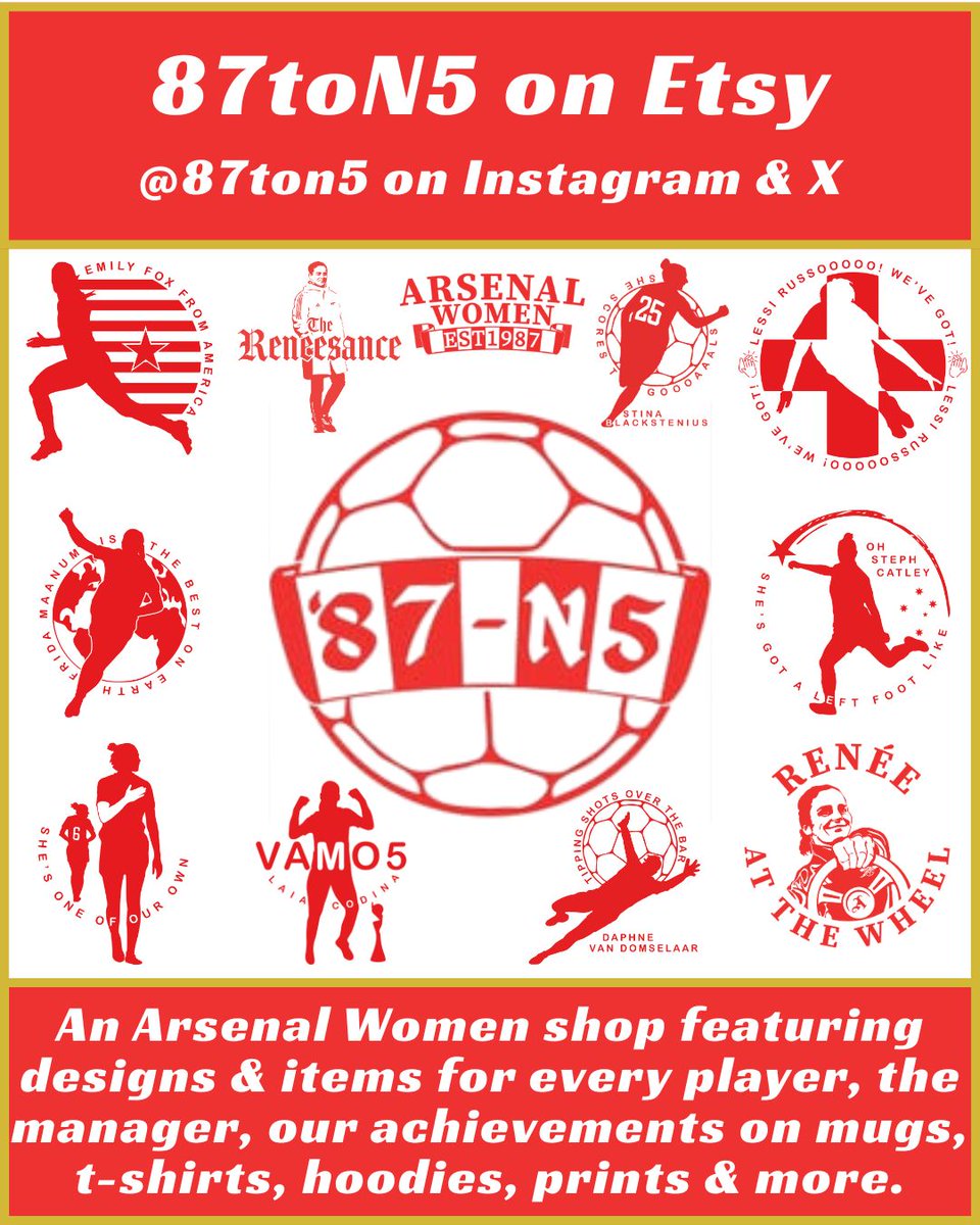 '87-N5 - Arsenal Women Gifts tweet media