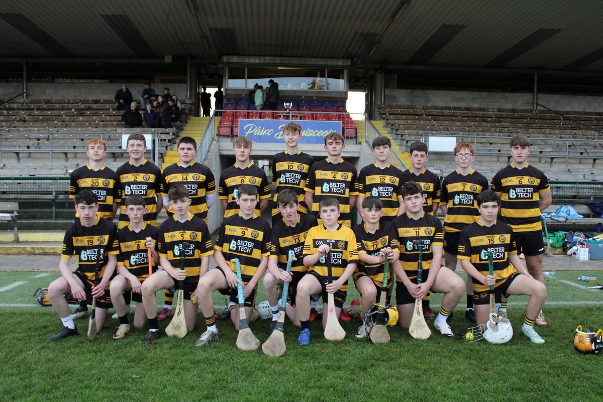 Commiseration's to our U16s who lost out to Enniskillen Gaels in lastnights final. A great group of lads who should be very proud of all their hard work and achievements this year 👏👏⚫️🟡