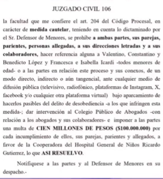 DELITO DE DESOBEDIENCIA
Avisarle a Nora Colosimo

"De un modo directo, indirecto o aún tangencial, ante cualquier medio de difusión pública..."
<a href="/MauroIcardi/">MauroIcardi</a>
<a href="/elbitamarcovec1/">elbitamarcovecchio</a>
<a href="/grv_estudio/">Gonzalo Manuel Romero Victorica</a>
Tangencial: Perteneciente o relativo