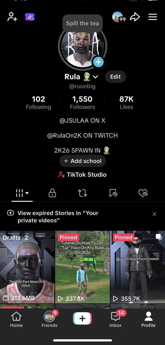jsrulaa's tweet photo. 1500 in a month mane yall go tap in🧑🏻‍🎤🔥 #2k26 #viral https://t.co/7JTrPBJ9x6