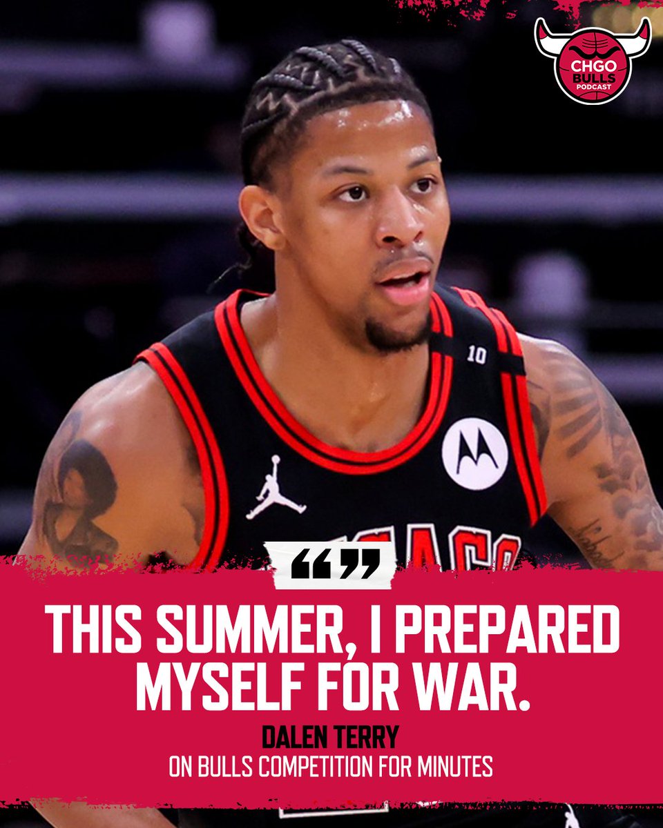 CHGO_Bulls's tweet photo. Gonna be heavy competition for minutes with this young Bulls roster.

Dalen Terry is ready. 👀 https://t.co/YM215GOUKw