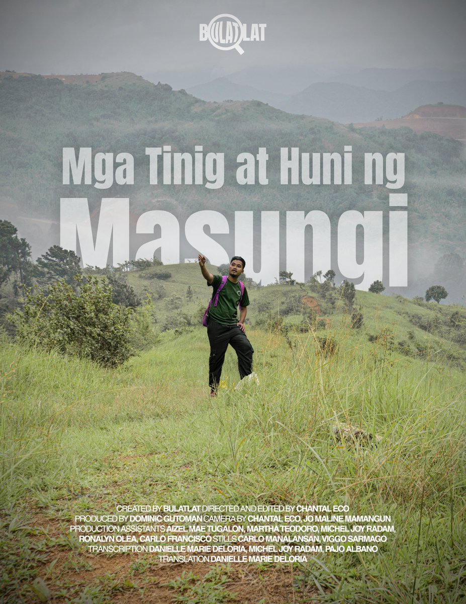 bulatlat's tweet photo. To our dearest readers and supporters, Bulatlat's documentary, "Mga Tinig at Huni ng Masungi (Voices and Songs of Masungi)" is selected for exhibition of @ActiveVistaPH's Human Rights Film Festival this year.

Catch its showing on September 28, 2:00 p.m. at Sine Pop, Quezon City! https://t.co/gqAxpY8sEz