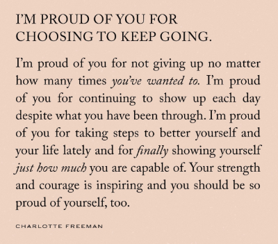 patgagnon_75's tweet photo. Not sure who needs to hear this but If you are a person who struggles with insecurities, anxiety, depression, heart break, in school/work, making friends, weight, etc.
I just want you to know that I'm proud of you for getting out of bed today. Trust me, I'm right here with you. https://t.co/EjDv1t9Qps