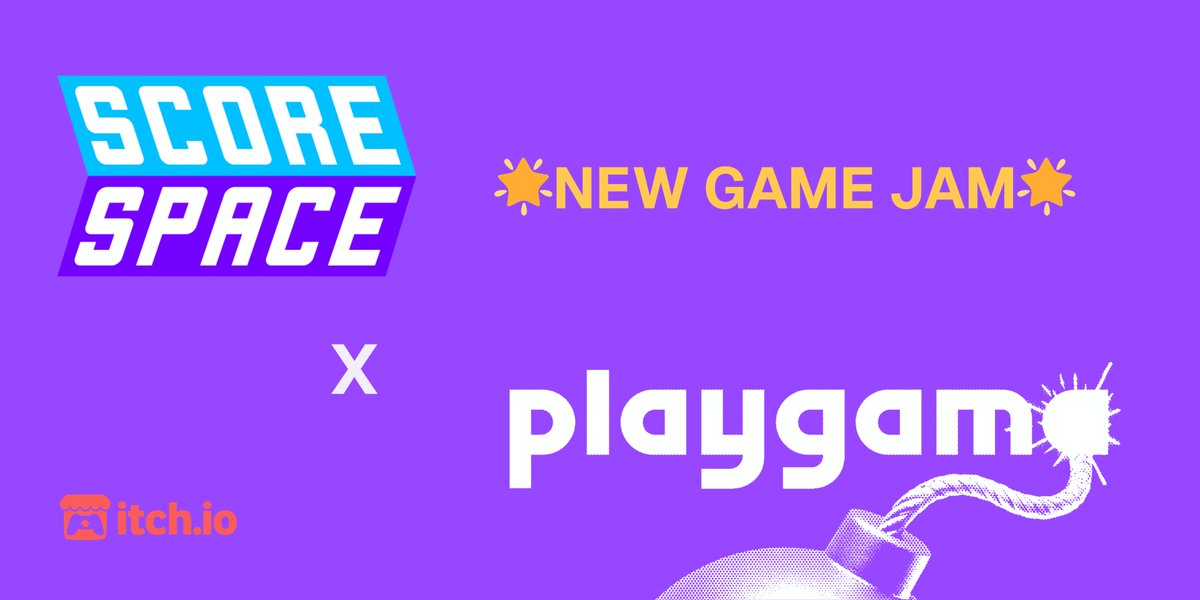 PlaygamaCom's tweet image. No jams, no fun. Time to fix that.
We’re teaming up with ScoreSpace for ScoreSpace Jam #35!
🗓 September 26–29
⏱ 72 hours to build a game
🏆 $1,000 prize pool
Details: itch.io/jam/scorejam35
#gamejam #jam #webgamedev #gamedev