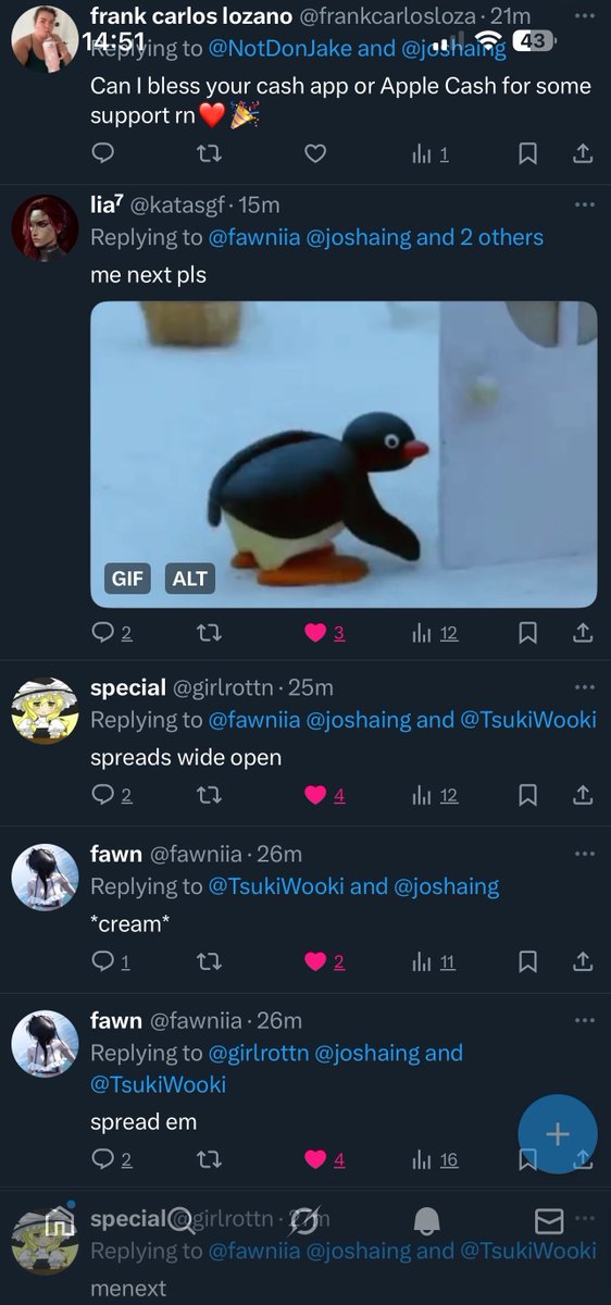 opening this app to 20+ notifications and thinking ive hit the big leagues but nope its the same creatures as always erotic roleplaying in my mentions FUCKKKKKKKKKKKKKKKKKKKKKK,