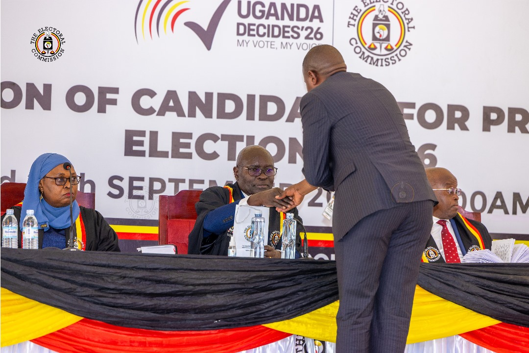SpiceFMHoima's tweet photo. UPDATE: National Peasant Partyโs (NPP)'s Robert Kasibante has been successfully nominated by the @UgandaEC as a Presidential Candidate in 2026 General Elections.
#YourVoteYourVoice
#UGVotes https://t.co/6qrqT7Ebsb