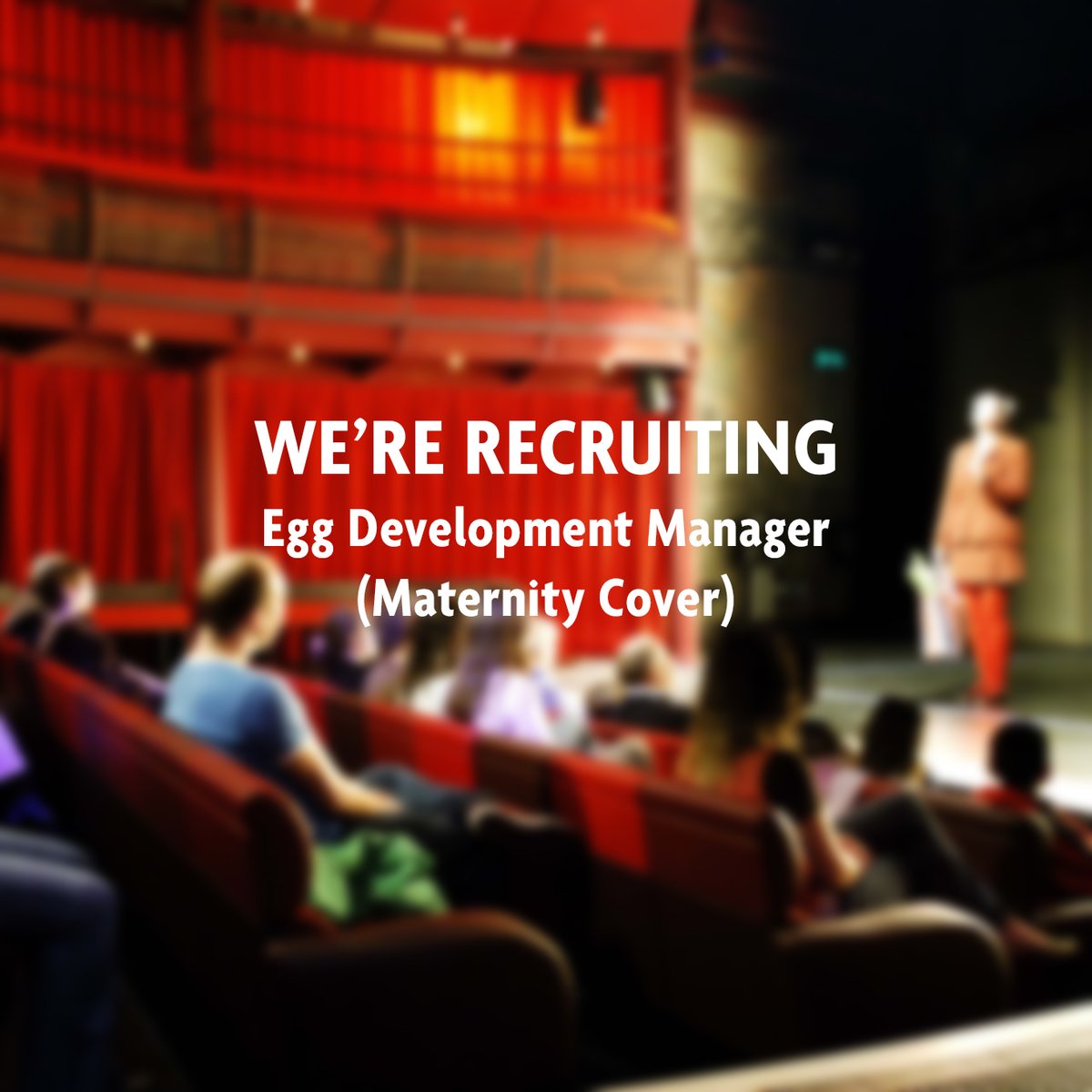 TheatreRBath's tweet image. 📝 The Egg Theatre is seeking maternity cover for our Egg Development Manager.
⏰ Deadline: 6 Oct. Visit theatreroyal.org.uk/job-vacancies/… for more information.
#DevelopmentManager #UKjobs #theatre #BathUK
