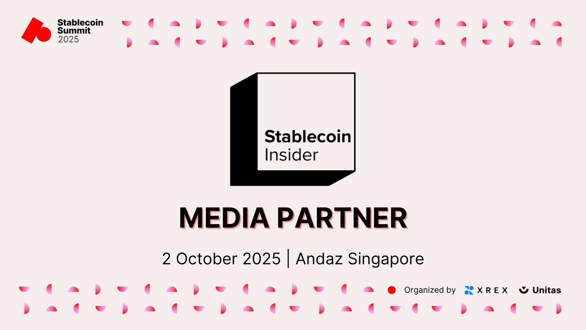 Stablecoin Insider is our Media Partner for Stablecoin Summit!

<a href="/stablecoininfo/">Stablecoin Insider</a> is the leading journal for stablecoin markets, covering trends, policy updates, RWAs, use cases, and institutional adoption.

Follow their reporting for exclusive analysis!

📍 Singapore, 2 Oct