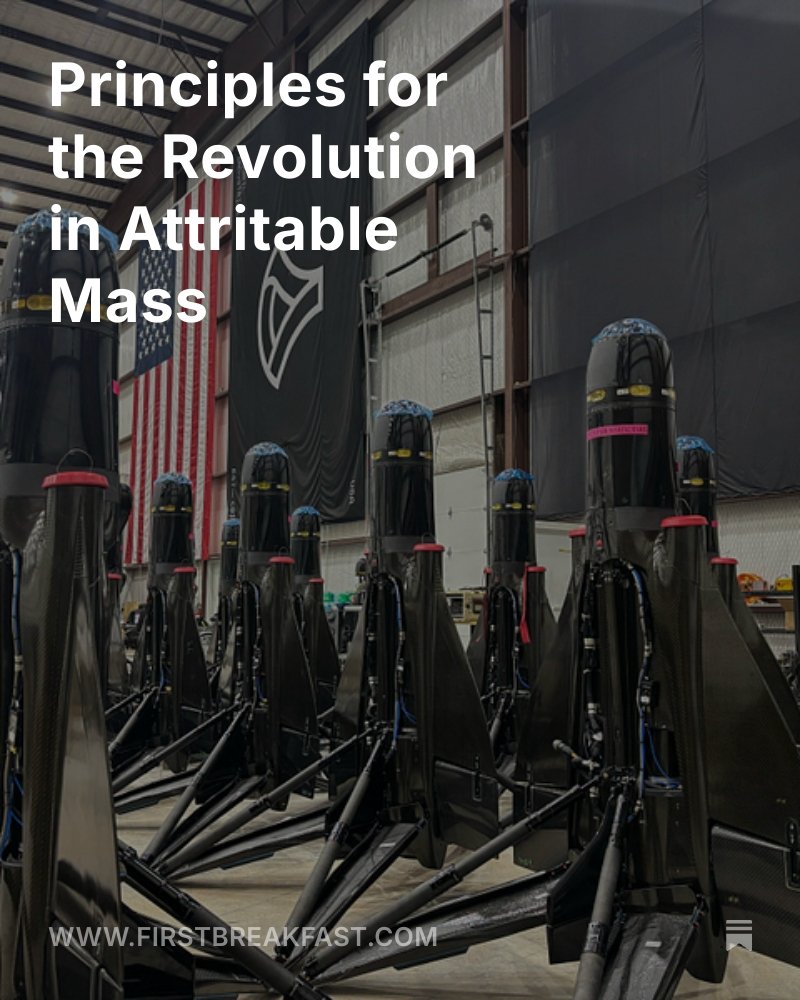 Today on <a href="/FirstBreakfast_/">First Breakfast</a>: Modern wars are fought and won by mass produced, networked capabilities. 

<a href="/anduriltech/">Anduril Industries</a>'s Matt Steckman and <a href="/DominionDynamic/">Dominion Dynamics</a>'s <a href="/EliotPence/">Eliot Pence</a> discuss how the US can capitalize on this Revolution in Attritable Mass.