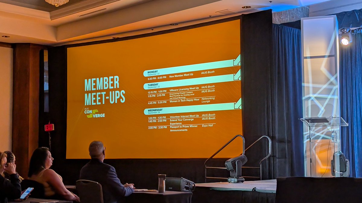 BradTompkins_ (@bradtompkins_) on Twitter photo I was given the opportunity to speak at #IAUGConverge about navigating the new <a href="/VMware/">VMware</a> by <a href="/Broadcom/">Broadcom</a>. I'll be cutting through the FUD and sharing how <a href="/MyVMUG/">VMware User Group</a> members are moving forward.
Thanks to <a href="/mattheldstab/">Matt Heldstab</a> for the bulk of the content! I was given the opportunity to speak at #IAUGConverge about navigating the new <a href="/VMware/">VMware</a> by <a href="/Broadcom/">Broadcom</a>. I'll be cutting through the FUD and sharing how <a href="/MyVMUG/">VMware User Group</a> members are moving forward.
Thanks to <a href="/mattheldstab/">Matt Heldstab</a> for the bulk of the content!