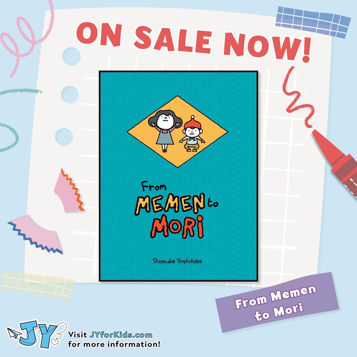 ❗NEW RELEASE❗ When little brother Mori asks big questions like, “What is the meaning of life?,” how does big sister Memen respond? Don't miss out on the charming &amp; tender picture book #FromMemenToMori available now!

➡️ buff.ly/UlAEWJg